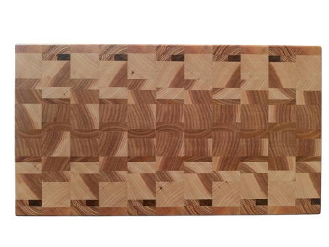 DESKA DO KROJENIA 43x24x4 cm jesion z orzechem na PREZENT PARAPETÓWKĘ