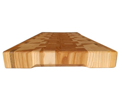 DESKA DO KROJENIA 43x24x4 cm jesion z orzechem na PREZENT PARAPETÓWKĘ
