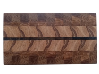 Deska sztorcowa 43x24 JESION ORZECH 4 cm