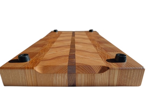 Deska sztorcowa 43x24 JESION ORZECH 4 cm