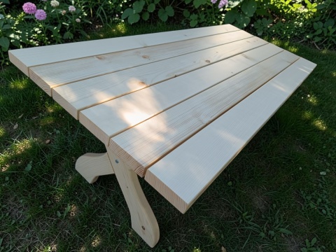 Stół ogrodowy Rustic 180x80 cm - świerk, olejowane drewno