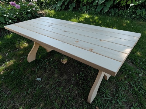 Stół ogrodowy Rustic 180x80 cm - świerk, olejowane drewno