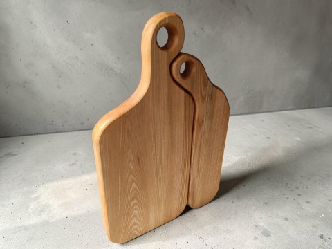 Zestaw desek kuchennych z drewna jesionowego